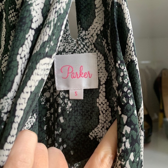 Parker snakeskin print dress small - Picture 2 of 2